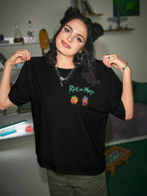 Letter And Cartoon Figure Graphic Drop Shoulder Tee, School